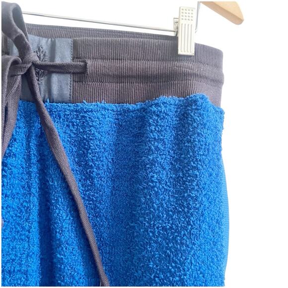 Free People Movement Cuddle Up Fleece Pants Fuzzy Prep School Blue Size Large - Picture 6 of 12